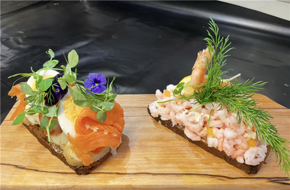 Gourmet smørrebrød