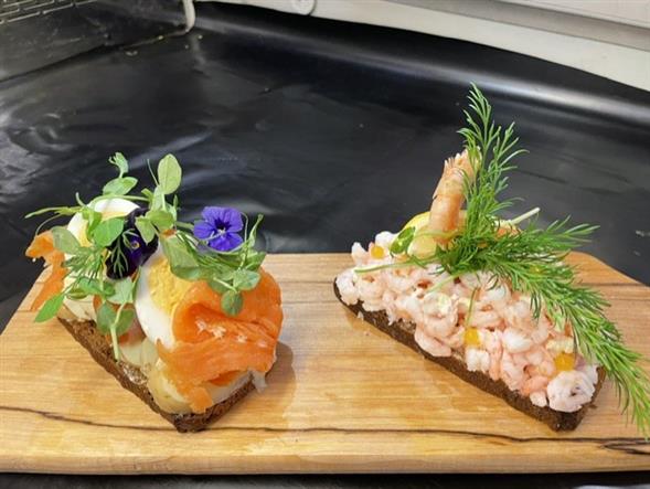 Gourmet smørrebrød